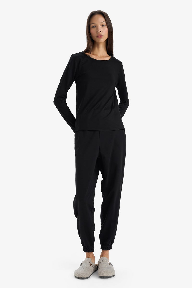 DeFacto Black Woman Long Sleeve Knitted Tops Casual - Image 2